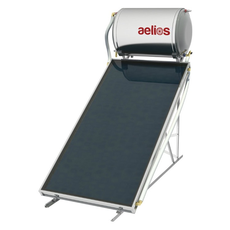 Ηλιακός θερμοσίφωνας Nobel Aelios CUS Glass 120Lt/2.0m2 επιλεκτικός τριπλής ενέργειας (ταράτσας)