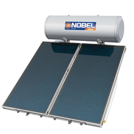 NOBEL Aelios CUS-GLASS 160lt / 3.0m² Ηλιακός θερμοσίφωνας Διπλής Ενέργειας κεραμοσκεπής