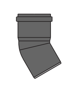 Almeva Καμπύλη 45° PBSB48 DN80