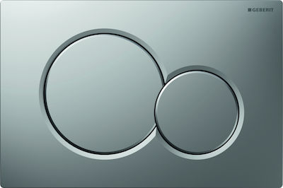Πλακέτα Geberit Sigma 01 για Καζανάκια Διπλής Λειτουργίας Χρωμέ Ματ 115.770.JQ.5