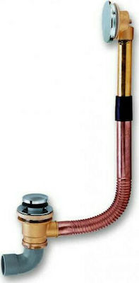 Βαλβίδα Ντουζιέρας με Έξοδο 40χιλ. Ασημί 23-6208