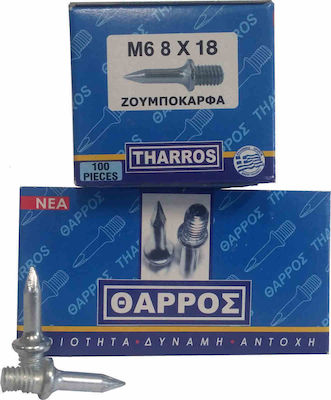 Θάρρος Tharros Καρφιά Ρομπότ Μ6 8x18mm 100τμχ