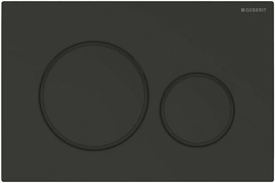 Πλακέτα GEBERIT SIGMA 20 ΜΑΥΡΗ ΜΑΤ 115.882.16.1