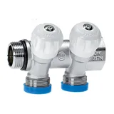 BRASS FORM συλλέκτης Smart 771 γωνιακός μηχανισμός 150° με 2 παροχές με είσοδο 1” και σπείρωμα 24 x 19