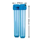 ATLAS FILTRI 191213 Φίλτρο νερού διπλό Master Duplex Plus 3P 1" BFO SX AS