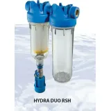 ATLAS FILTRI 252452 Φίλτρο Κεντρικής Παροχής Hydra Duo RSH 50μm Διπλό 3/4'' με Ανταλλακτικό Φίλτρο Αυτοκαθαριζόμενο