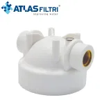 ATLAS FILTRI 319411 Κεφαλή για φίλτρο νερού DP MONO Μονή 1/2" λευκή