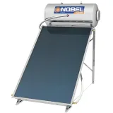 Ηλιακός Θερμοσίφωνας Nobel 200 Lt ΙΙΙ για αντλία θερμότητας Inox 2.6m² για Ταράτσα