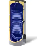 NOBEL Boiler Mηχανοστασίου 1000 Λίτρα Σμαλτοποιημένο Με 2 Εναλλάκτες Για Αντλία Θερμότητας