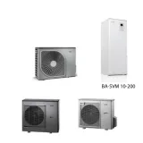 NIBE AMS/BASVM 6 Αντλία Θερμότητας τύπου split για ψύξη θέρμανση ΜΕ ΟΛΟΚΛΗΡΩΜΕΝΗ ΕΣΩΤΕΡΙΚΗ ΜΟΝΑΔΑ BA-SVM 5kw