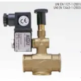 ΗΛΕΚΤΡΟΒΑΝΕΣ ΑΕΡΙΟΥ ΟΡΕΙΧΑΛΚΙΝΕΣ 24V 1" 6bar / NORMALLY OPEN, MANUAL RESET, BRASS SOLENOID VALVES 6bar