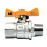 ΣΦΑΙΡΙΚΗ ΒΑΝΑ ΑΕΡΙΟΥ ΟΡΕΙΧΑΛΚΙΝΗΣ ΟΛΙΚΗΣ ΔΙΑΤΟΜΗΣ ΜΒ 1/2"-1/2"