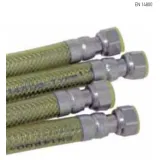 ΕΥΚΑΜΠΤΟΙ INOX ΣΥΝΔΕΣΜΟΙ(ΦΛΕΞΙΜΠΛ) ΣΥΝΔΕΣΗΣ ΣΥΣΚΕΥΩΝ ΣΤΑΘΕΡΟΥ ΜΗΚΟΥΣ ΜΕ PVC ΕΠΕΝΔΥΣΗ 200cm