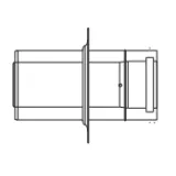 Μετατροπή από LIx σε LAx με ροζέτα 0.50m DN80/125 HLPSAL8