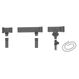 Πακέτο cascade τύπου AXIAL για 2 λέβητες με BV DN125/80 SCMK82 με βαλβίδα αντεπιστροφής DN80