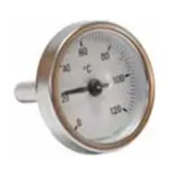 ΘΕΡΜΟΜΕΤΡΟ ΜΕΤΑΛΛΙΚΟ Φ50 120°C ΠΟΥΡΟ 5cm