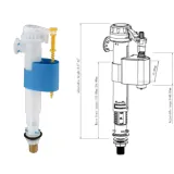 Φλοτέρ Πλαστικό 2 Χρήσεις Με Ορειχάλκινο Σπείρωμα