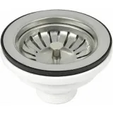 Βαλβίδα Νεροχύτη Πλήρης Φ.100mm Χρώμιο