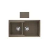 Νεροχύτης Sanitec Ultra Granite 803 Ένθετος από Συνθετικό Γρανίτη Μ98xΠ50cm