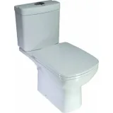 Λεκάνη Δαπέδου Κάτω Σιφώνι με Καζανάκι με Κάλυμμα Soft Close Πλαστικό Huida Miranda