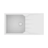 Νεροχύτης Sanitec Ultra Granite 814 Ένθετος από Συνθετικό Γρανίτη Μ86xΠ50cm