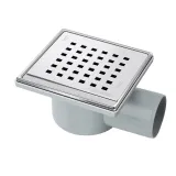 ΣΙΦΩΝΙ ΣΥΡΤΑΡΩΤΟ ΙΝΟΧ ΣΧΑΡΑ 11CM X 11CM Φ32