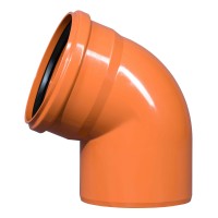 ΓΩΝΙΕΣ PVC ΠΟΡΤΟΚΑΛΙ DN 200 87°