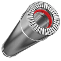 Καπνοδόχος Διπλόυ τοιχώματος Φ100-150-1m