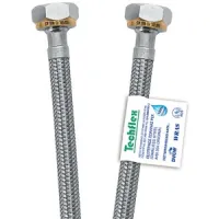 ΣΠΙΡΑΛ ΙΝΟΧ TECHFLEX 30CM Θηλυκο-Θηλυκο  1/2Χ1/2