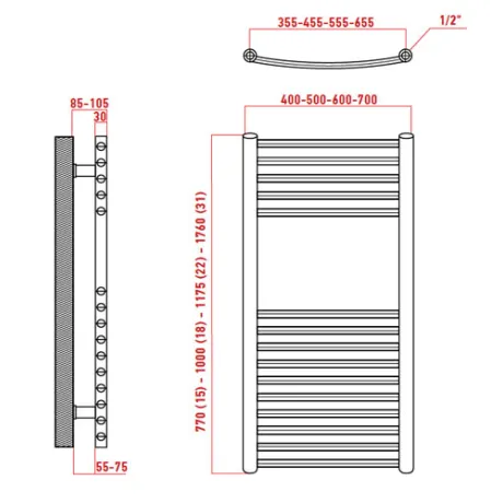 K-ENERGY ΣΩΜΑ ΛΟΥΤΡΟΥ  AFRODITI ΧΡΩΜΕ 500x1760